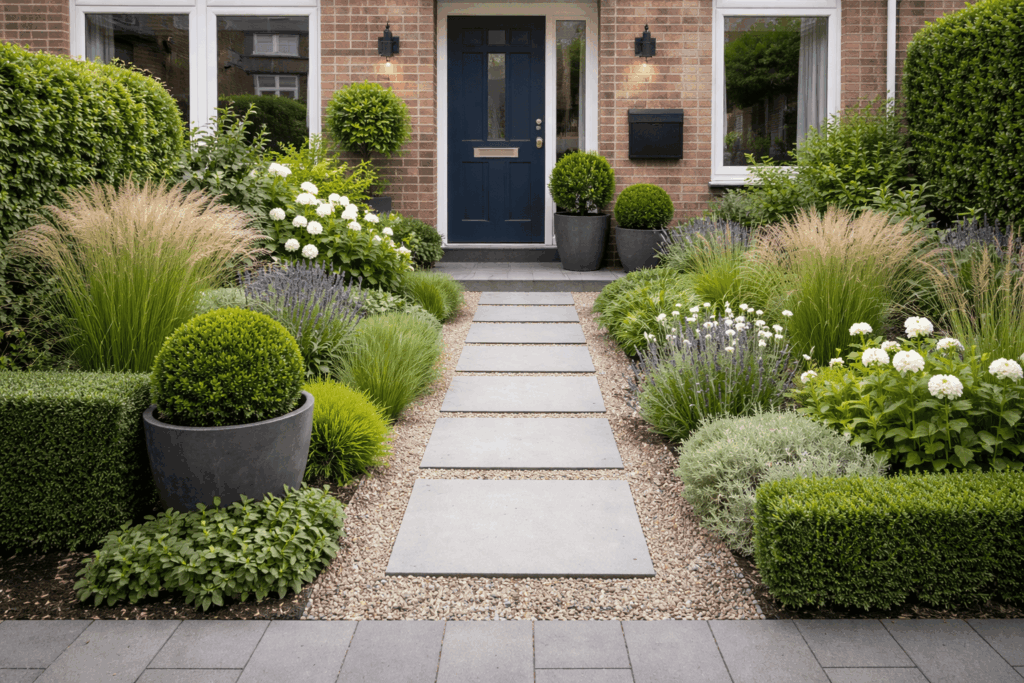 Smalle voortuin inrichten